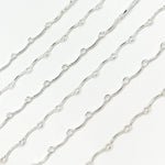 Load image into Gallery viewer, Sterling Silver Bar and Oval Link Chain