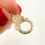 Load image into Gallery viewer, Shop Now Sterling Silver Pear Shape Trigger Clasp