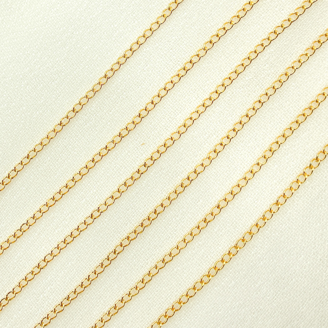1120CGF. 14K Gold Filled Curb Link Chain