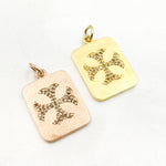 Load image into Gallery viewer, Shop Silver Rectangle Cross Pendant