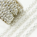 Load image into Gallery viewer, Sterling Silver Rolo Link Chain
