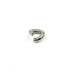 Load image into Gallery viewer, HJR8BR. Sterling Silver Black Rhodium 8mm Hammered Open Jump Ring