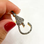 Load image into Gallery viewer, Buy Sterling Silver Pear Shape Trigger Clasp