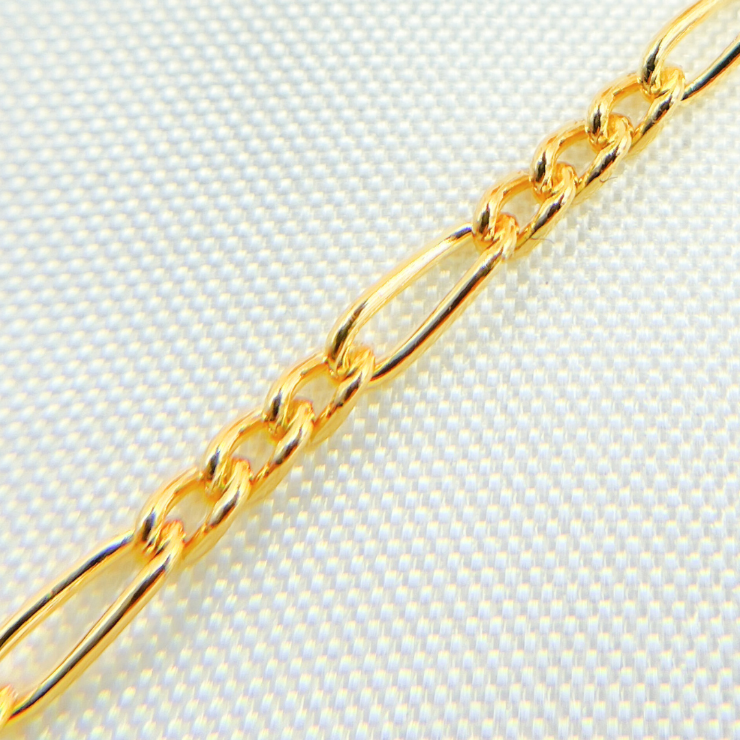 14k Gold Filled Figaro Chain. 2031C