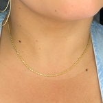 Load image into Gallery viewer, 14k Solid Yellow Gold Box Link Chain