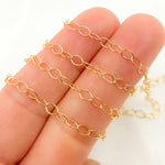 Load image into Gallery viewer, 1091GF. Gold Filled Oval Link Chain