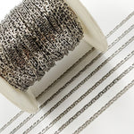 Load image into Gallery viewer, Silver Marina Link Chain