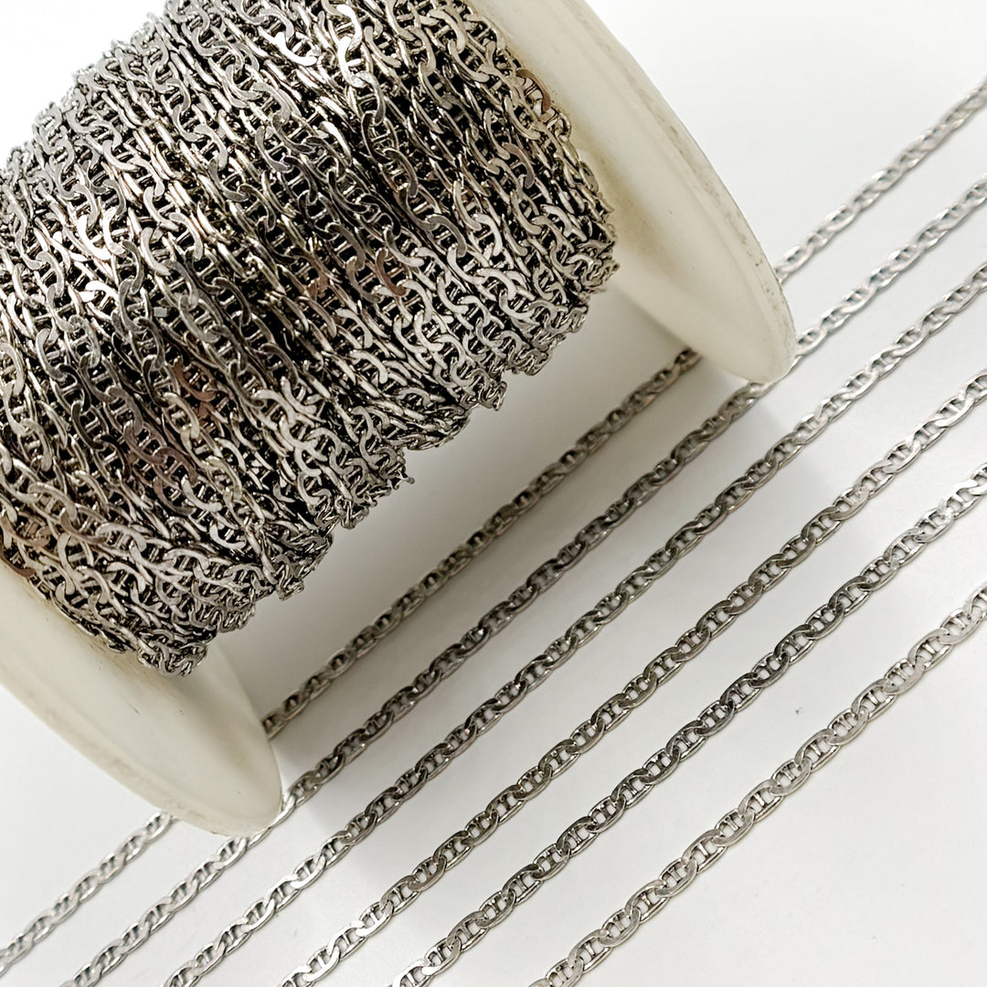Silver Marina Link Chain
