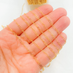 Load image into Gallery viewer, 143FGF. 14k Gold Filled Flat Long and Short Link Chain.