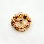 Load image into Gallery viewer, DC748. Diamond Sterling Silver Spacer Bead with Gemstone