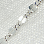 Load image into Gallery viewer, Sterling Silver Flat Marina Link Chains