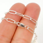 Load image into Gallery viewer, Sterling Silver Paperclip Necklace