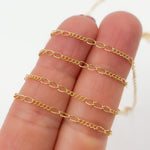 Load image into Gallery viewer, 1653CGF. 14k Gold Filled 3 Long and 5 Short Link Chain