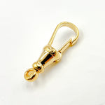 Load image into Gallery viewer, Gold-plated Sterling Silver Swivel Clasps