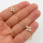 Load image into Gallery viewer, BFI61267. 14k Solid Gold Diamond Bracelet