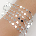 Load image into Gallery viewer, Sterling Silver Disc Chains