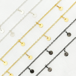 Load image into Gallery viewer, Disc Shape 4mm Dangle Wire Chain. 311D