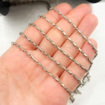 Load image into Gallery viewer, X2OX. Oxidized 925 Sterling Silver Bar Link Chain