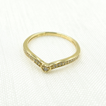 Load image into Gallery viewer, 14K Solid Gold Diamond Ring.