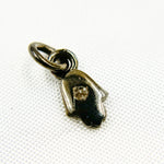 Load image into Gallery viewer, Buy Diamond Sterling Silver Hamsa Charm