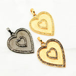 Load image into Gallery viewer, Buy Now Diamond Sterling Silver Heart Pendant