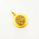 Load image into Gallery viewer, Buy Diamond Sterling Silver Round Charm