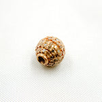 Load image into Gallery viewer, DC811. Diamond Sterling Silver Round Bead