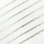 Load image into Gallery viewer, Z120SS. Sterling Silver Textured Marina Chain