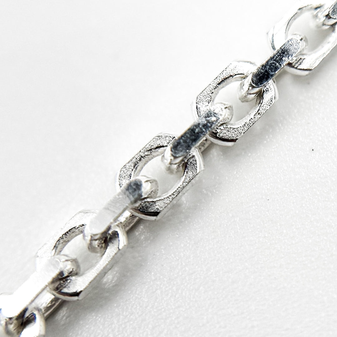 Shop Now Sterling Silver Diamond Cut Cable Chain
