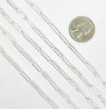Load image into Gallery viewer, Sterling Silver Paperclip Chain