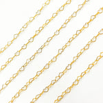 Load image into Gallery viewer, Gold Filled Heart Link Chain