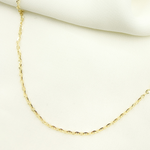 Load image into Gallery viewer, 0401484RP. 14K Solid Gold Flat Marina Chain