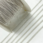 Load image into Gallery viewer, Sterling Silver Curb Link Chain