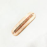Load image into Gallery viewer, Diamond Sterling Silver Long Oval Connector