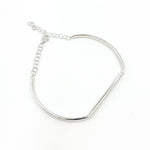 Load image into Gallery viewer, 14K White Gold Diamond Fancy Bangle