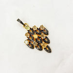 Load image into Gallery viewer, DSP066. Diamond Silver Gemstone Fancy Shape Pendant