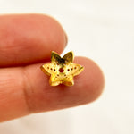 Load image into Gallery viewer, DC758. Diamond & Sterling Silver Flower Bead Cap