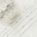 Load image into Gallery viewer, Sterling Silver Flat Paperclip Chains