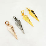 Load image into Gallery viewer, DC356. Diamond Sterling Silver Arrowhead Pendant