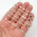 Load image into Gallery viewer, Silver Flat Marina Link Chain