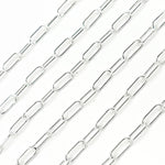 Load image into Gallery viewer, Buy Sterling Silver Round Paperclip Necklace.. Sterling Silver Round Necklace