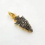 Load image into Gallery viewer, Shop Now Diamond Sterling Silver Arrowhead Charm