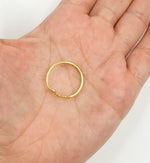 Load image into Gallery viewer, DR036. Diamond Sterling Silver Gold Plated Flower Ring