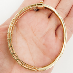Load image into Gallery viewer, KG89. 14K Solid Gold Diamond Bangle