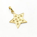 Load image into Gallery viewer, DP776. Diamond Sterling Silver Star Pendant