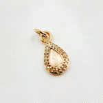 Load image into Gallery viewer, DC760. Diamond Sterling Silver Drop Charm