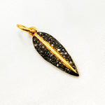 Load image into Gallery viewer, DC864. Diamond Sterling Silver Leaf Pendant