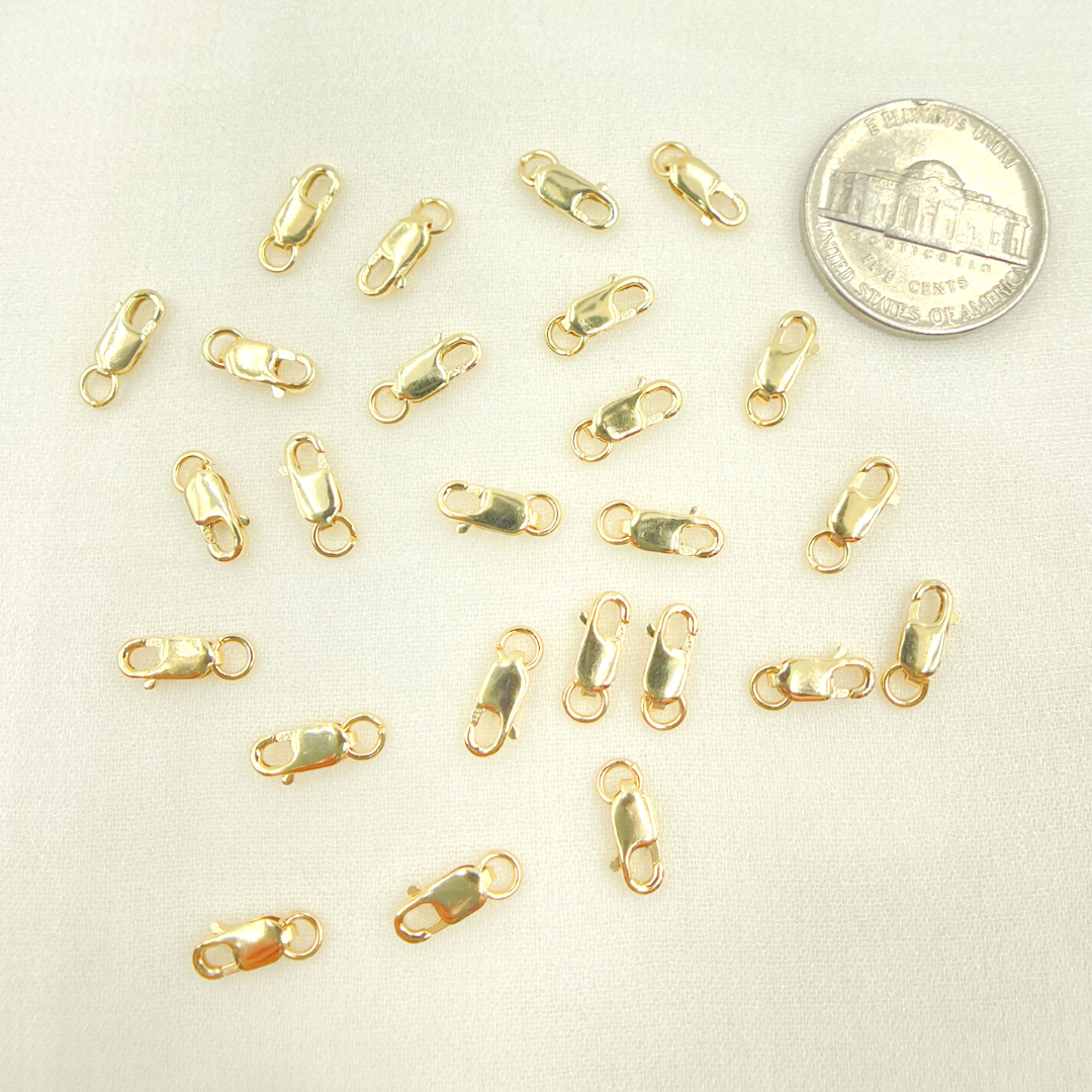 0014LC0WR14KY. 14K Solid Gold Lobster Clasp 8.4mm.