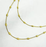 Load image into Gallery viewer, 925 Sterling Silver Satellite Gold Plated Necklace. 8Necklace
