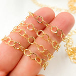 Load image into Gallery viewer, 679FLGF. 14K Gold Filled Hammered Round Link Chain